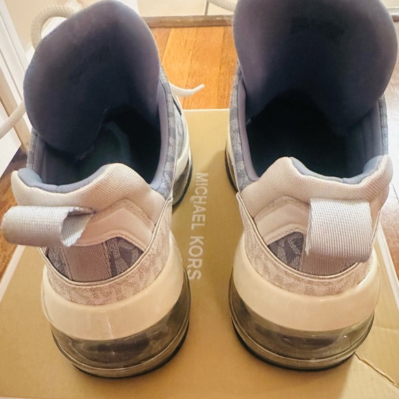 Michael Kors Women's Sneakers in Light Blue and Beige - Picture 5 of 14